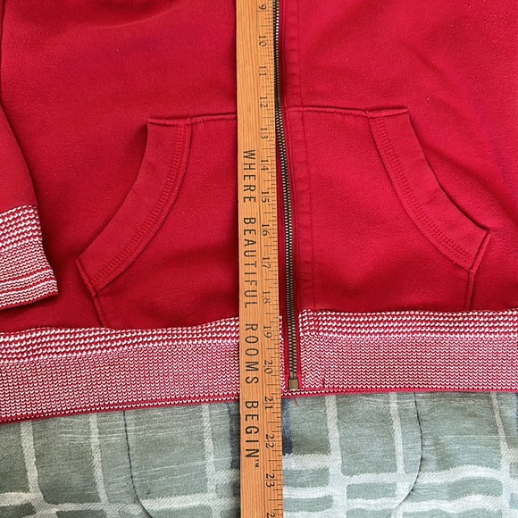 E Land American Classics Womens Long Sleeve Hoodie Sweatshirt Full Zip sz S - Picture 4 of 6